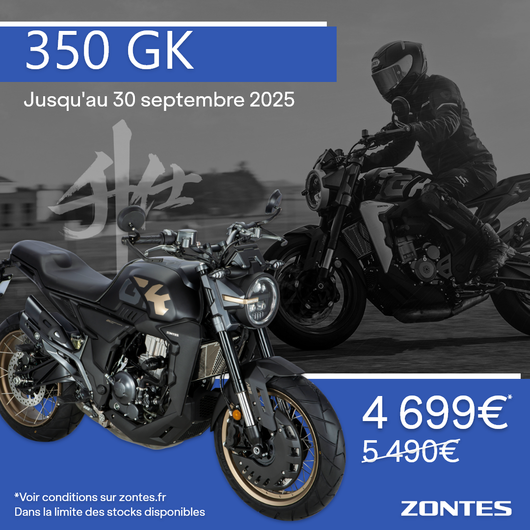 Offre incroyable sur la 350 GK ! 
